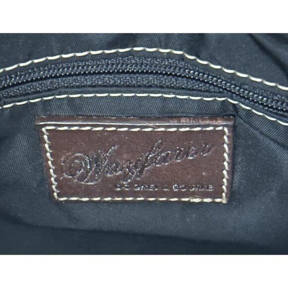 Dooney and Bourke Small Black Nylon Wayfarer Purse Shoulder Bag Leather Trim - Picture 3 of 9